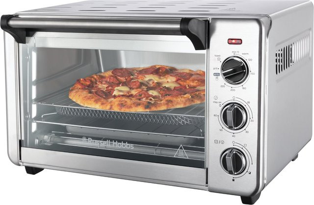 Russell Hobbs Airfry Mini-Backofen mit Heißluft und Grillfunktion in Silber - Bild 1