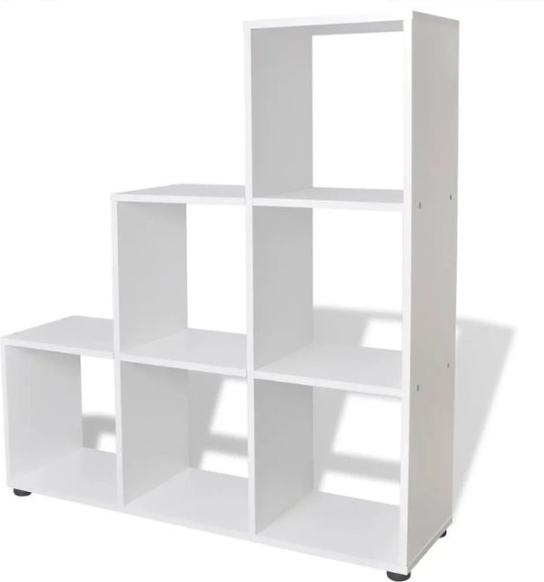 vidaXL Treppenregal Bücherregal in Weiß, Höhe: 107 cm - Bild 1