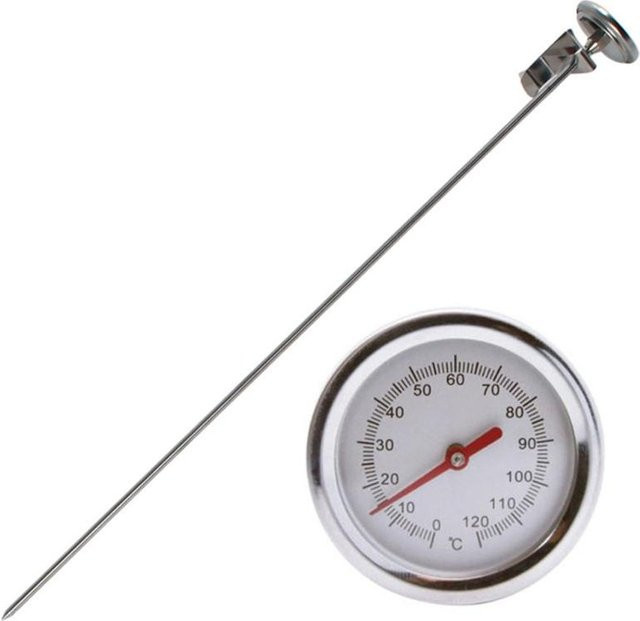 SoleMemory Bodenthermometer aus Edelstahl als präziser Kompostboden-Tester und Temperaturmonitor für den Garten sowie für landwirtschaftliche Anbauflächen und Forschungslabore - Bild 1