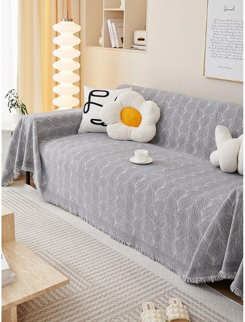 Universal Chenille Sofabezug von Super Six als einteiliger Vollbezug für dein Sofa, B/B: 180 x 130 cm - Bild 1