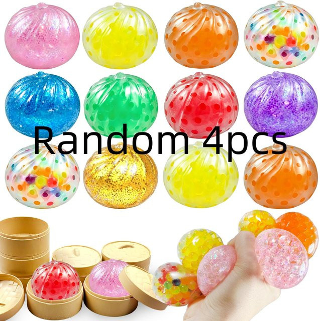 Topmix Dumpling Squishy Stressbälle, Fidget Sensorik Spielzeug, Simulation Essen, Knetspielzeug - Bild 1