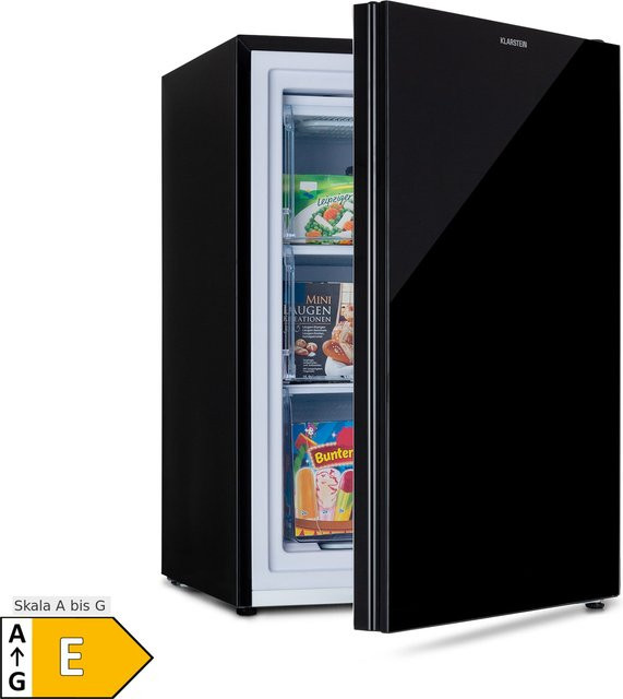 Klarstein Gefrierschrank Upright Schwarz 80 Liter - Bild 1