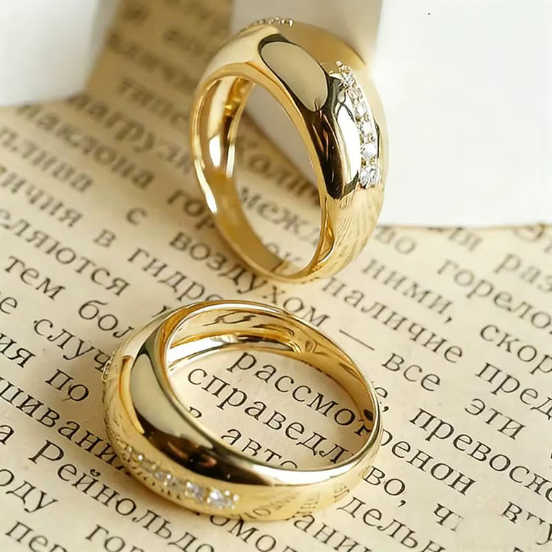 Huitan Ring, Gold, Zirkonia, Damen - Bild 2