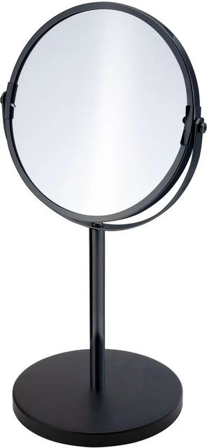 Euroshowers Tischkosmetikspiegel Schwarz mit 3x Vergrößerung, Durchmesser: 16 cm - Bild 1