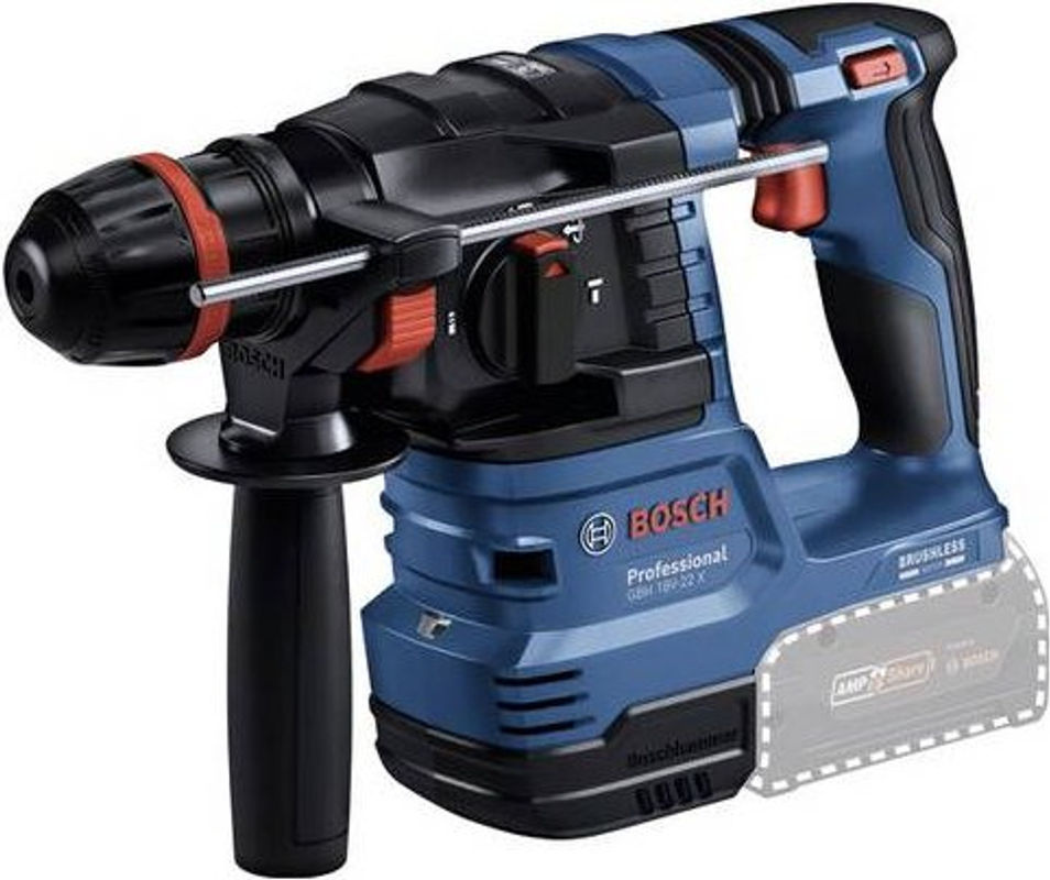 Bosch Professional Akku-Bohrhammer GBH 18V-22 X ONECHUCK 18V in Blau/Schwarz - Bild 2
