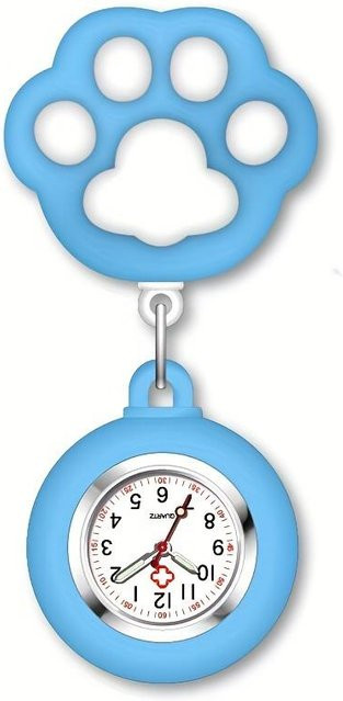 NATAWA Taschenuhr, Quarz, Blau, Kunststoff, Unisex - Bild 1