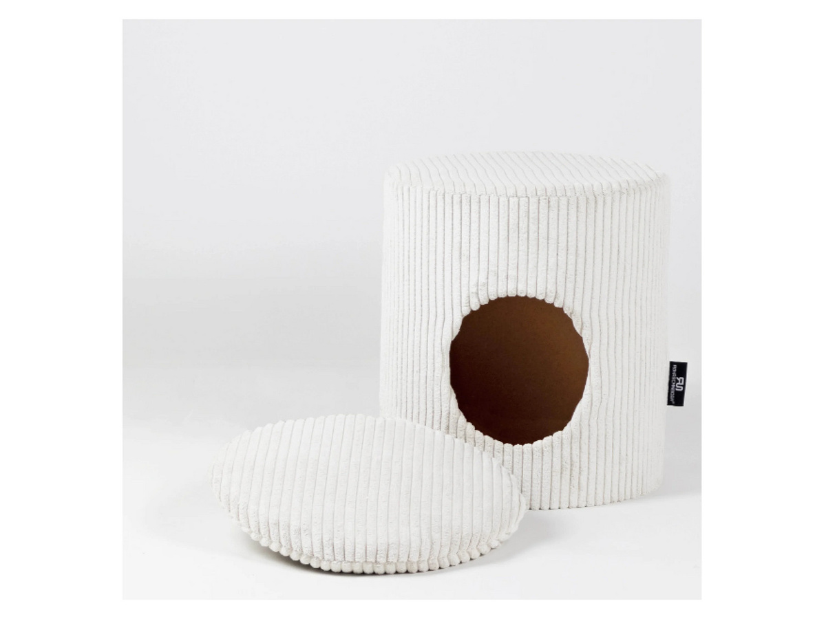 ROHRSCHNEIDER Tierhöhle Cord rund in Beige - Bild 3
