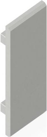 Brumberg Endkappen-Set aus Aluminium in Weiß und Silber - Bild 1