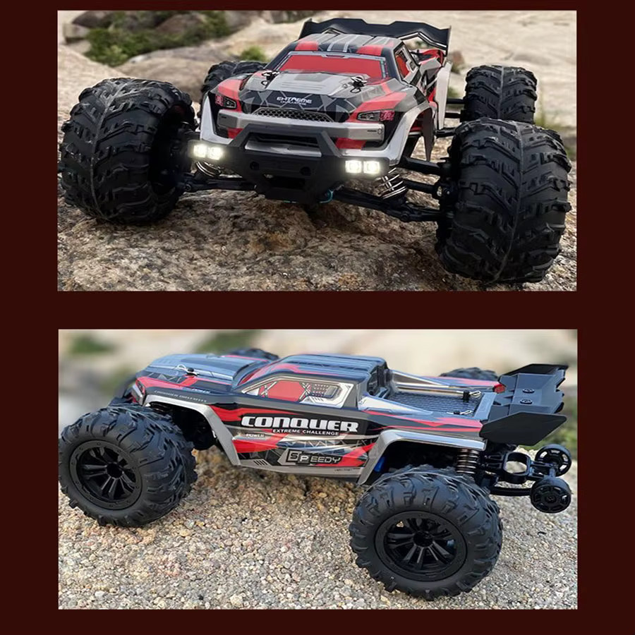 WLtoys 4WD RC-Auto, LED-Offroad-4x4-Buggy, Monster Kart - Bild 2