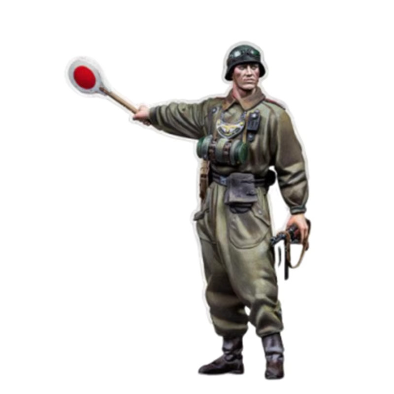 GK Deutscher Verkehrspolizist, Resin-Soldatenmodell, 1/35, Bausatz - Bild 3