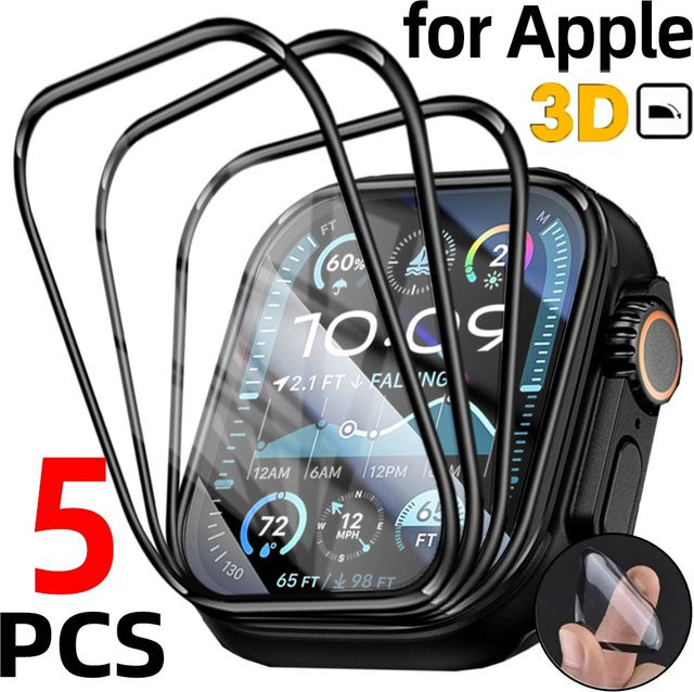 Displayschutzfolie für Apple Watch Ultra, Serie 10, 11 und SE, transparent - Bild 1