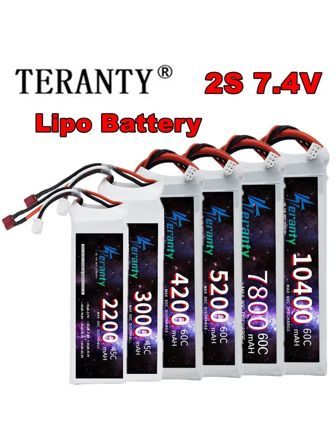 TERANTY 2S Lipo Batterie 7,4 V, Zubehör, Schwarz - Bild 3