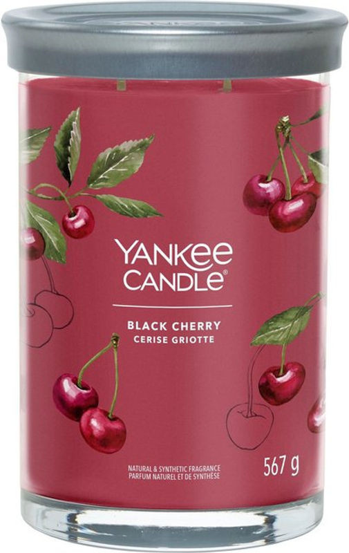 YANKEE CANDLE® Duftkerze Black Cherry aus Sojawachs, rot, 567 g - Bild 1
