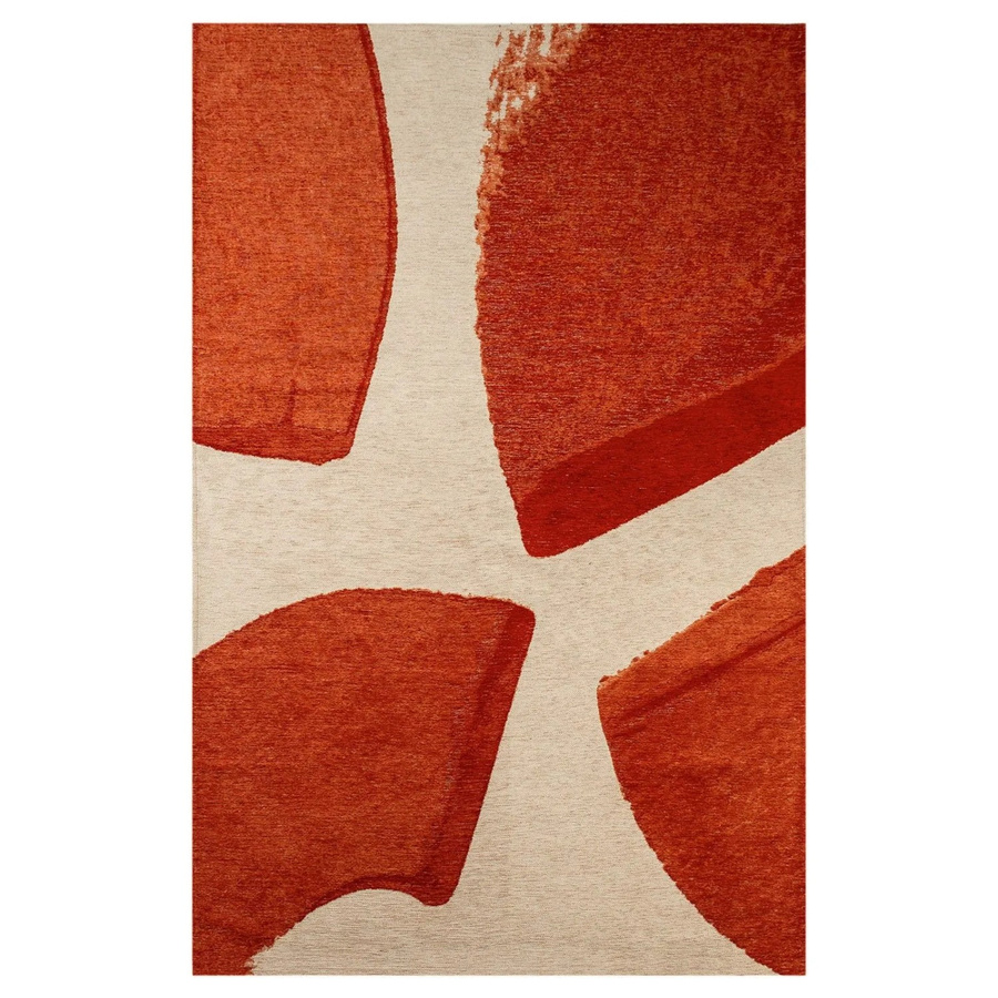 Lola&Moi Teppich Bauxite Rot Modern Abstract B/B: 170 x 240 cm - Bild 2