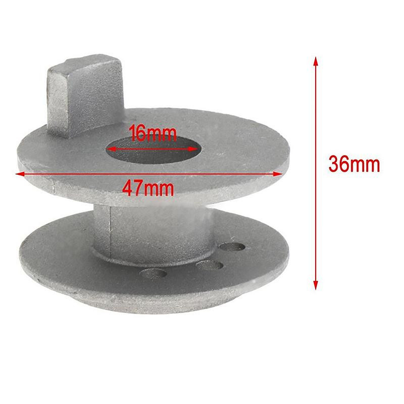 Ersatzteile für Römische Sonnenschirme: Handlauf, Spule und Ring aus Zinklegierung und Aluminium in Grau, One Size - Bild 2