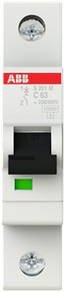 ABB S201M-C63 Leitungsschutzschalter 63A 230V weiß - Bild 1