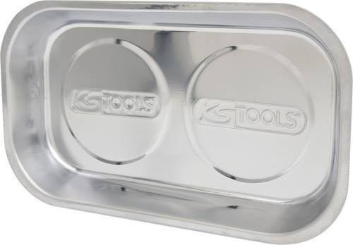 KS Tools Magnet-Teller aus Edelstahl in Silber, B/T: 14,0 x 24,0 cm - Bild 1