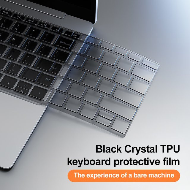 Transparente Ultradünne TPU Tastaturabdeckung für Apple MacBook Air und MacBook Pro - Bild 1