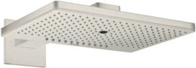 Hansgrohe Axor Kopfbrause mit Arm, rechteckig, Chrom, 3 Strahlarten, B: 46 cm, T: 30 cm - Bild 1
