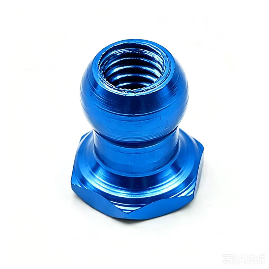 TAMIYA 5mm Aluminium-Kugelgelenke Set, Blau, 10-teiliges Set, 1:10 Maßstab - Bild 2