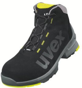 Uvex Sicherheitsschuhe Stiefel 85457 S2 Schwarz Gelb Größe 41 Weite 10 - Bild 1