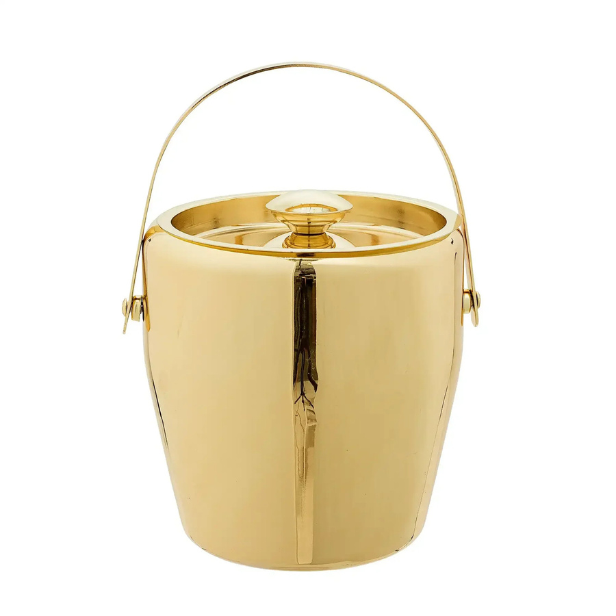 Bloomingville Eiseimer aus Metall in Gold - Bild 1