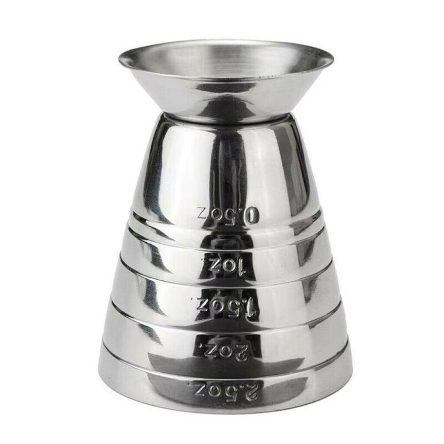 PGY Cocktail-Messbecher aus Edelstahl 304 in Silber und Grau - Bild 3