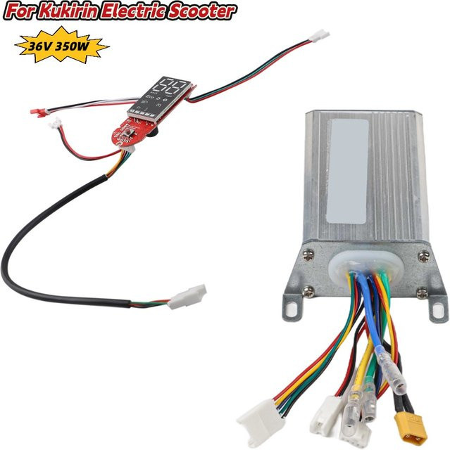 Kukirin Elektrischer Roller Controller mit digitalem LCD Display 36V 350W in Silber - Bild 1
