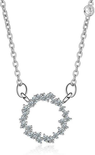Halskettenanhänger 925 Silber, Zirkonia, Damen - Bild 1