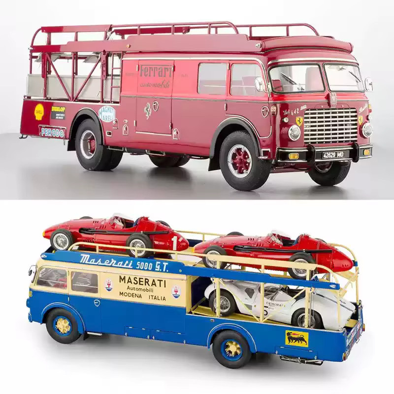 Bburago Maserati Rennwagen-Transporter, 1:64, Metall, Automodell - Bild 2