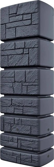 Waterform Zisterne Tower Stone Regentonne in Anthrazit mit 350 l Fassungsvermögen - Bild 1