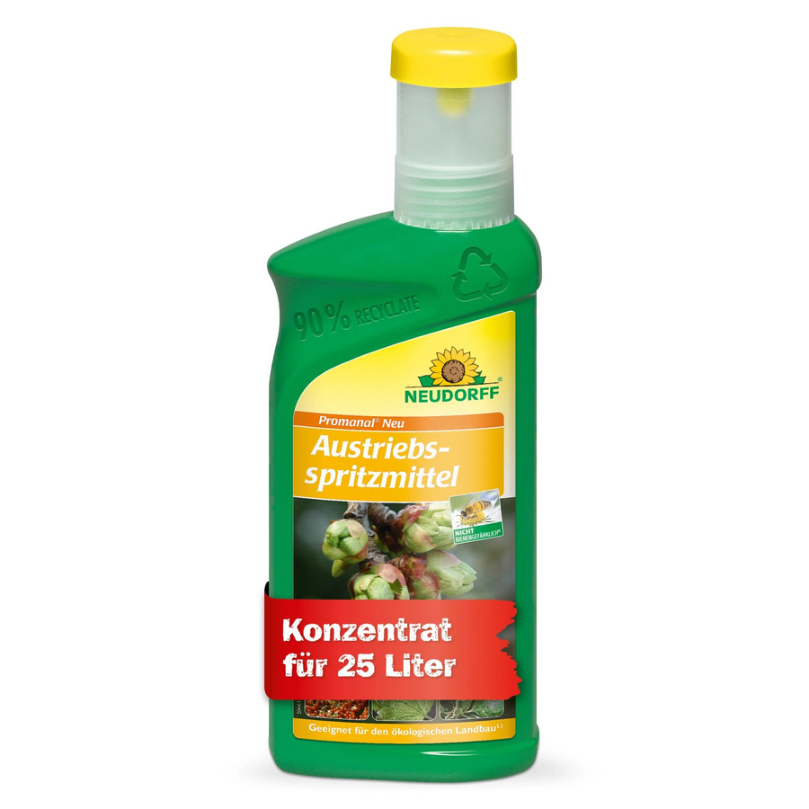 Neudorff Promanal Weißöl Austriebsspritzmittel gegen Schild-, Schmier- und Wollläuse sowie Spinnmilben bei Obst- und Ziergehölzen, 500 ml - Bild 2
