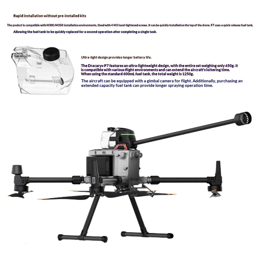 DJI Flammenwerfer Höhen-Hindernis-Reinigungswerkzeug für Stromleitungen passend für M300 und M350 Drohnen - Bild 2
