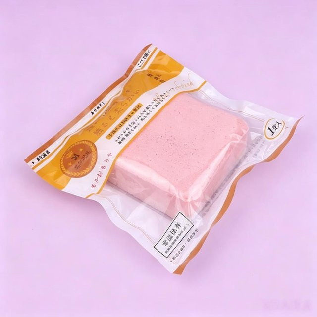 Klebriger Toast Squishy, Spielzeug, rosa - Bild 1