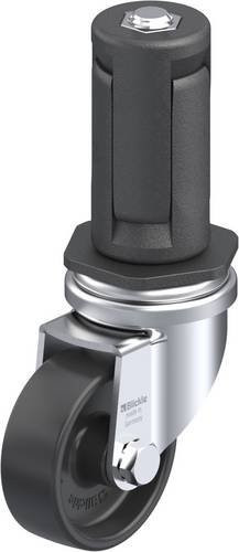 Blickle LRA-POA 50G-ER04 Lenkrolle mit Rad-Durchmesser 50 mm und einer Tragfähigkeit von 75 kg in Schwarz und Grau - Bild 1