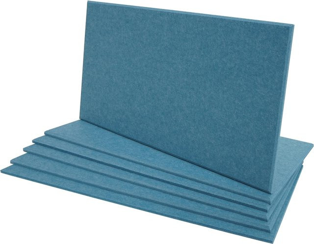 6er-Set Akustikwandpaneele MCW-L52 schalldämmend blau, B/H: 60 x 30 cm - Bild 1