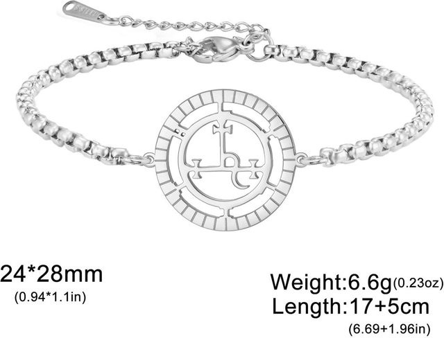 Rui Di Armband Edelstahl, Weiß, Unisex - Bild 1