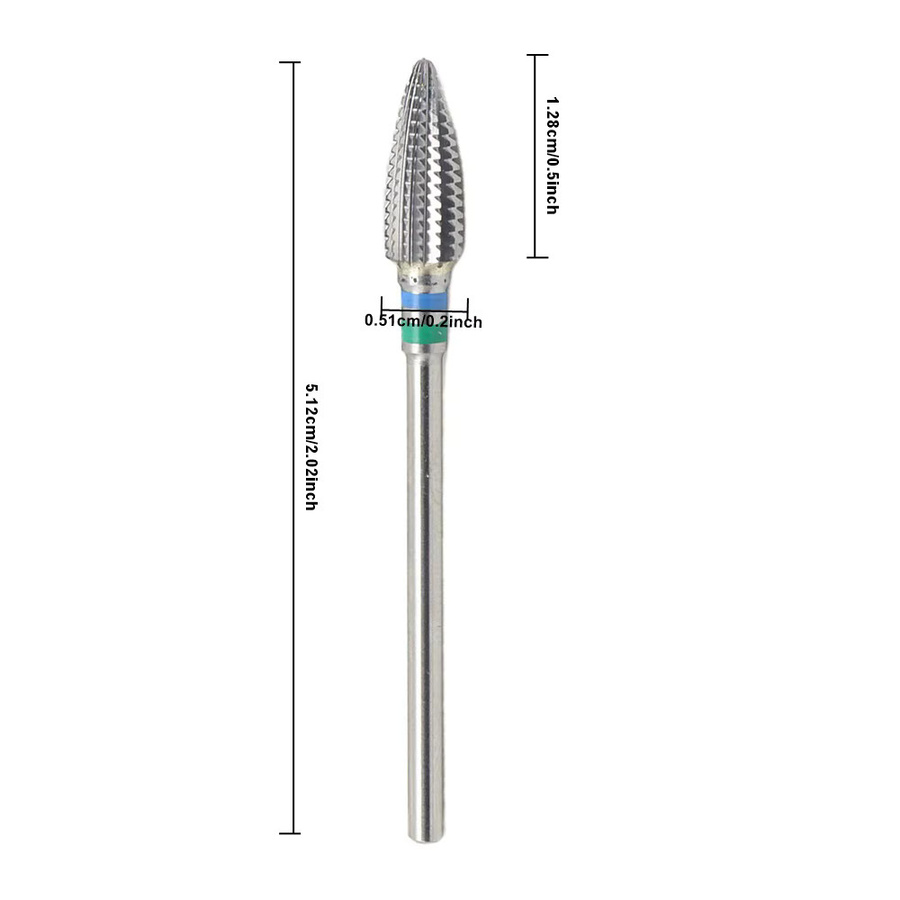 Easy Nail 5-in-1 Nagelbohrer, Wolframkarbid, 5mm, Unisex - Bild 3