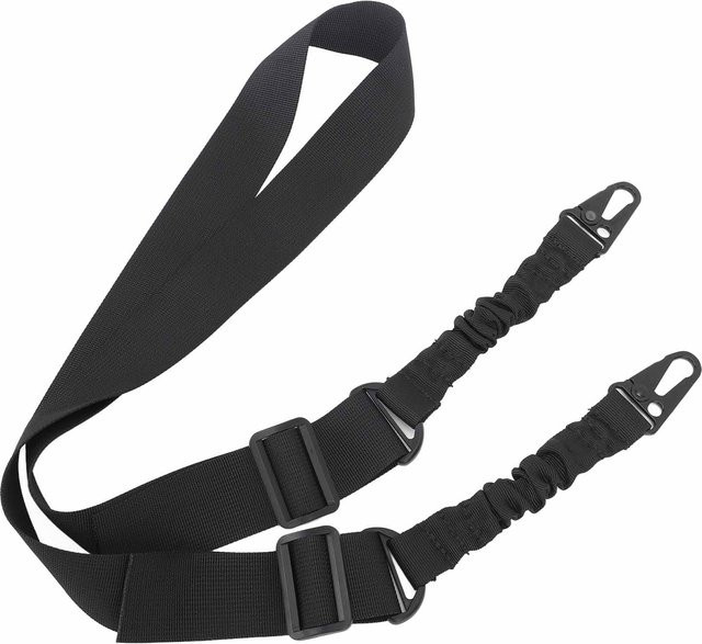 Neoglint 2-Punkt-Tragegurt in Schwarz mit einstellbarer Länge für Outdoor-Aktivitäten - Bild 1