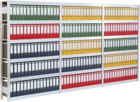 Regalwerk BERT Archivregal Grundfeld H x B x T: 207,5 x 169,5 x 30,0 cm - Bild 1