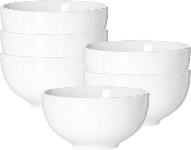 Ritzenhoff & Breker Müslischalen Skagen aus Porzellan, 6er Set, Weiß, Durchmesser: 15 cm - Bild 1