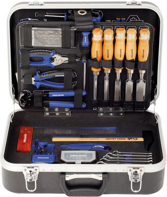 PROJAHN Proficraft Werkzeugkoffer Schreiner mit 92 Teilen in Multicolor - Bild 1