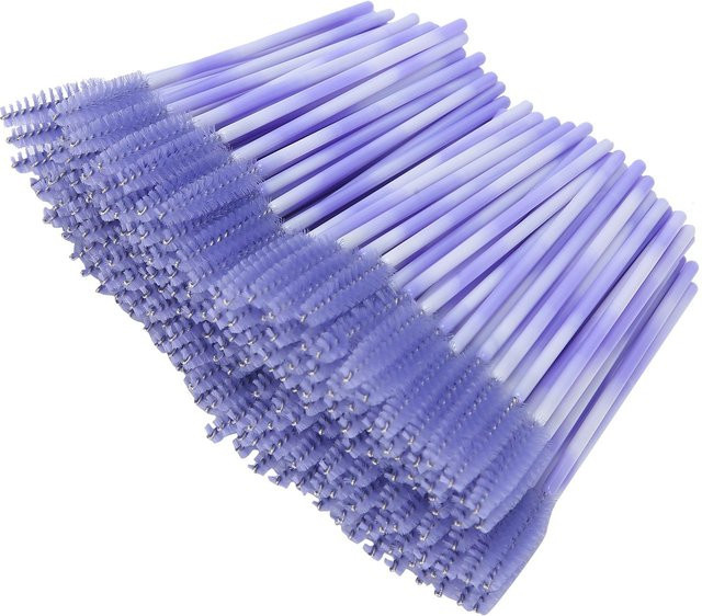 Beautyyy Mascara-Bürstchen Applikator, 200 Stück, licht lila - Bild 1
