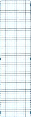 SSI Schäfer Gitterelement aus Stahl in Blau, B: 55,0 cm, H: 208,6 cm - Bild 1
