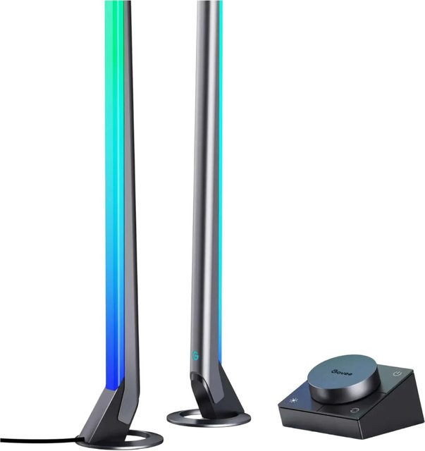 Govee RGBIC Gaming LED Lichtleisten für PC und TV-Backlight in Grau mit Controller - Bild 1