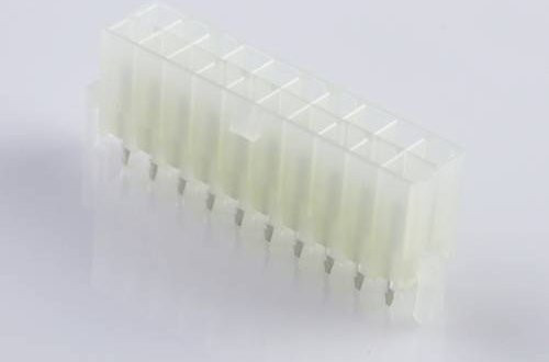 Molex Einbau-Buchsenleiste Standard in Weiß mit 20 Polen und 4,20 mm Rastermaß - Bild 1