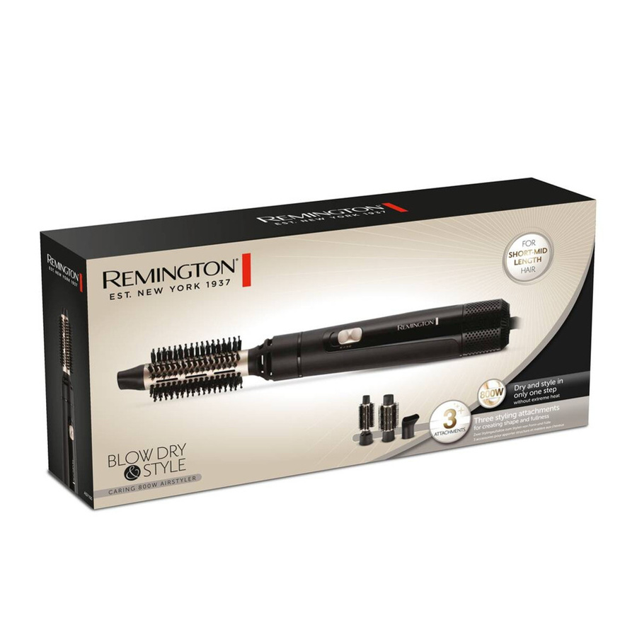 Remington AS7300 Blow Dry & Style Warmluftbürste und Lockenstab in Schwarz-Gold B/H/T: 42,5 x 5,4 x 5,4 cm - Bild 2