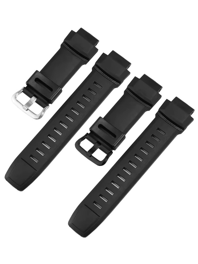 Casio Uhrenarmband Kunststoff, Schwarz, 18 mm, Unisex - Bild 5