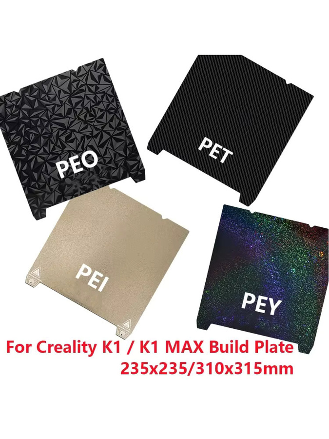 Creality PEI Bauplatte für K1 und K1 MAX (310 x 315 mm) sowie für Ender 3 V3 SE, Ender 3 S1 PRO und Ender 5 S1 (235 x 235 mm) - Bild 5