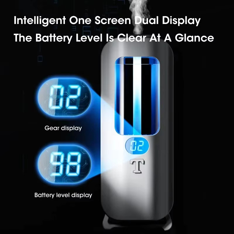 NOCCLILI Intelligenter Mini-USB Ätherisches-Öl-Diffusor mit 5-Gang Einstellung für Zuhause und Toilette, Aromatherapie-Zerstäuber zur Geruchsneutralisierung, Weiß - Bild 4